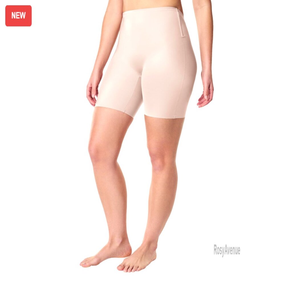Medium Compression Shapewear Shorts Low Back Mid Thigh Silhouette